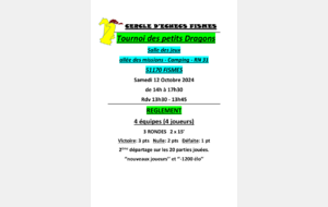 Tournoi des petits dragons, Fismes, 12/10/2024