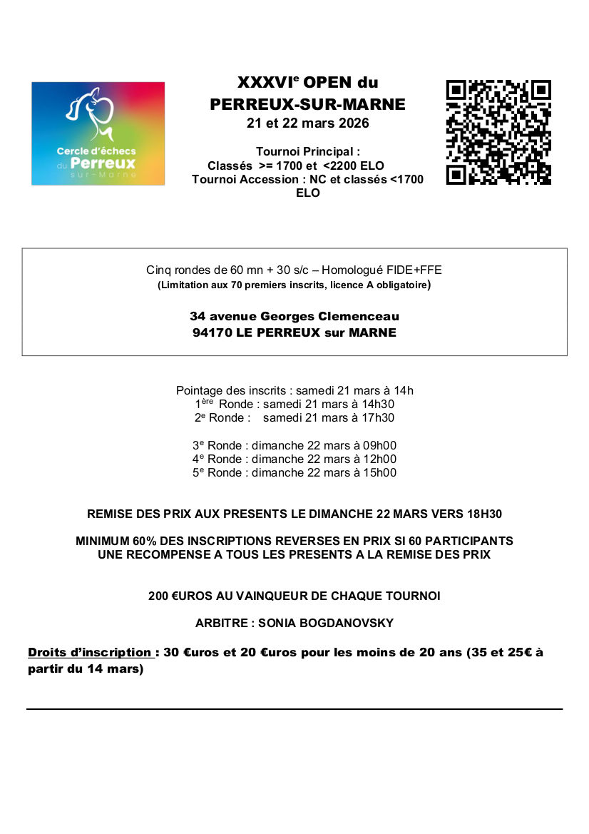 XXXVIe Open du Perreux-sur-Marne