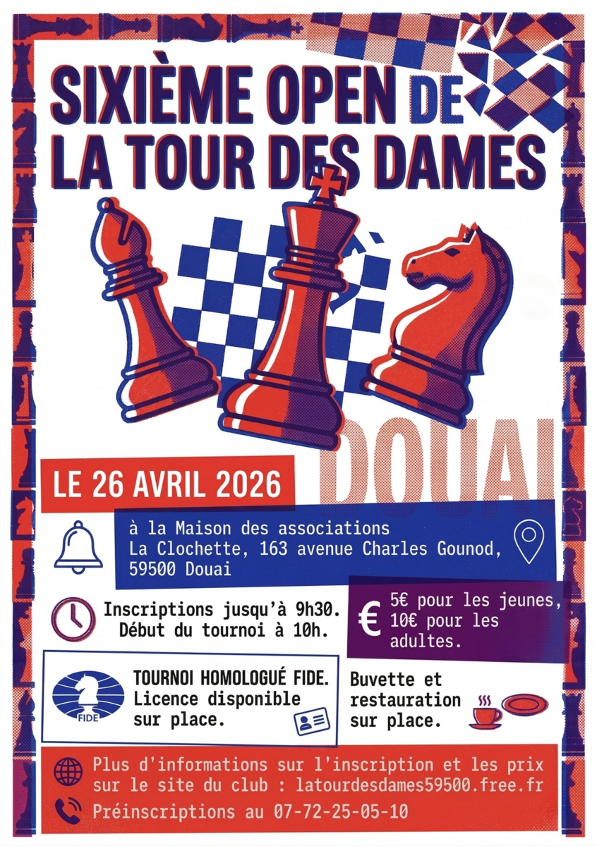 6ème Open rapide de Douai