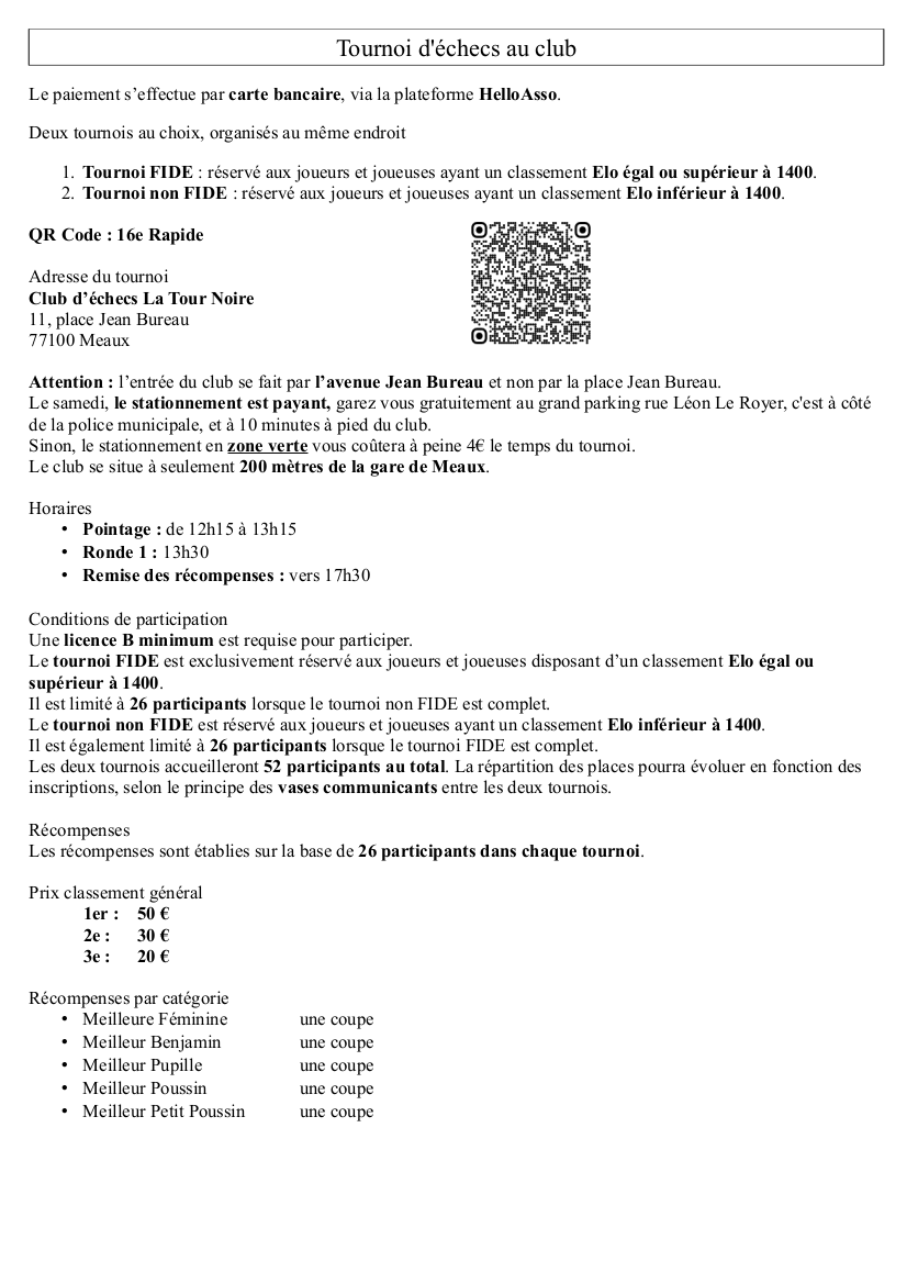 16ème Rapide Meaux