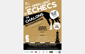 2ème Open lent, Châlons en Champagne