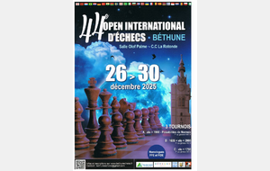 44ème Open International d'Echecs de Béthune