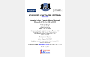 2ème Coupe de Blitz de Montreuil