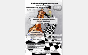 Tournoi Open d'échecs - Stenay