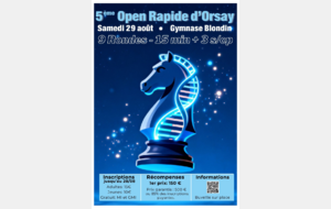 5ème Open rapide d'Orsay