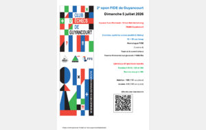 2ème Open FIDE de Guyancourt