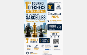 1er Open d'echecs International de Sarcelles