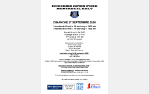 10ème Open Fide de Montreuil