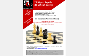 26ème Open Rapide de Gif-sur-Yvette
