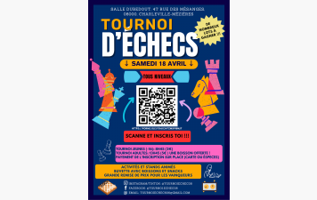 Tournoi d'échecs à Charleville, Charleville-Mezières, 18/04/2026